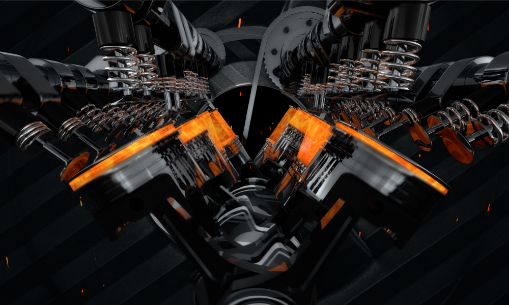 Kloben eines V8-Motors